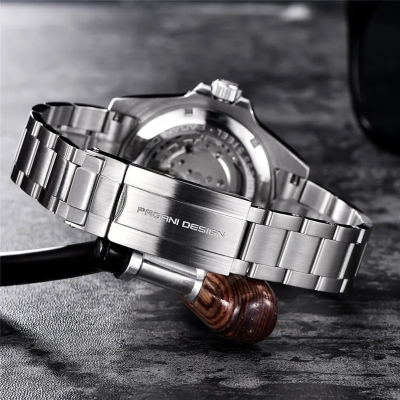 

PAGANI DESIGN Hot Brand Automatic Mechanical Men Watch 100M Waterproof Male Sapphire Glass Watch Men Military Sports Wrist Watch