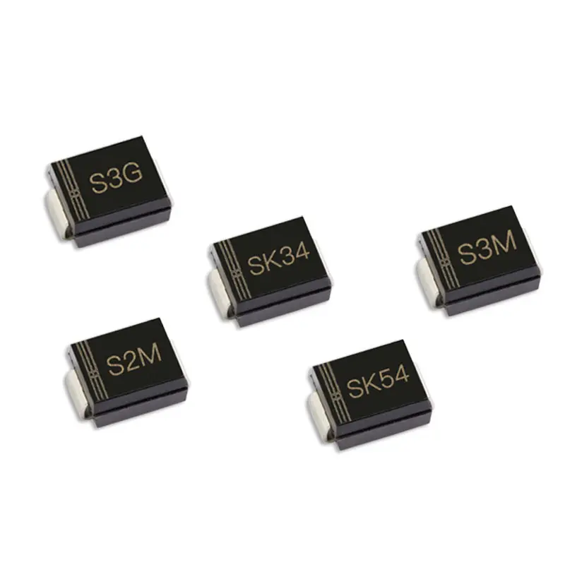50 шт. SMD выпрямительный диод DO 214AA S3MBF S2M S3M SK34 SK36 S3G SK54 3A 50V 100V 200V 400V 600V 800V 1000V SMB|Диоды| |