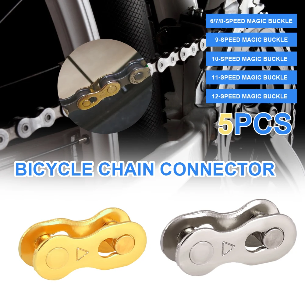 

Bicycle Quick Link Release Chain Buckle 1Set MTB Road Bike Missing Link Chain Connector 6-12 Speed Cycling Bike Part accessories