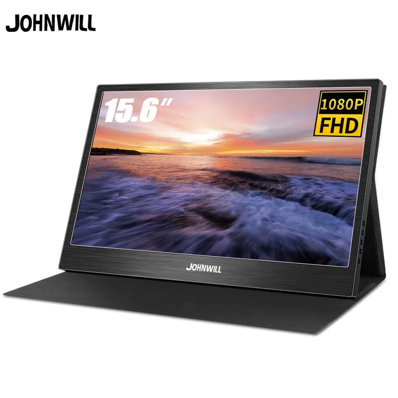Новый 15 6 дюймовый портативный монитор с ЧПУ HD Тонкий игровой Дисплей 1920x1080 для