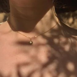 

Real Rope Evil Eye Necklace 14k Gold Shell Custom Jewelry Manufacture Old English Necklace 222 Necklace For Women