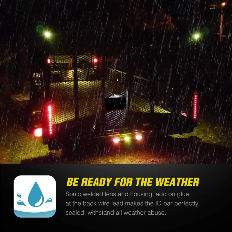 Светодиодный торцевой светильник красный 16 дюймов 11 класс водонепроницаемости