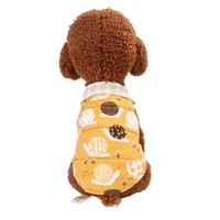 puoupuou plaid dog clothes winter warm coat jacket vest thicken pets dogs clothing dog apparel clothing for small medium dogs