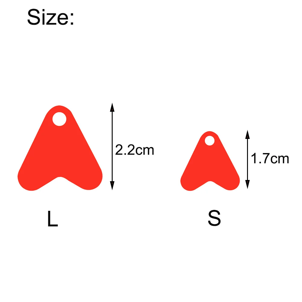 

50pcs Bright lure accessories for metal lure fishing bait tackle equipment