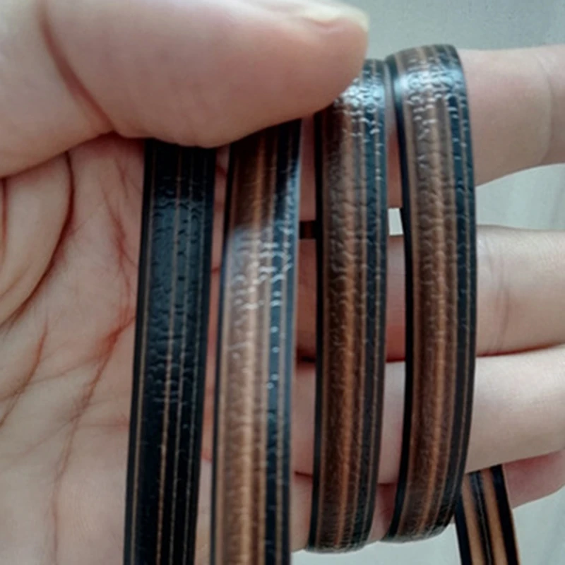 Кофейный градиентный плоский синтетический ротанговый Плетеный материал