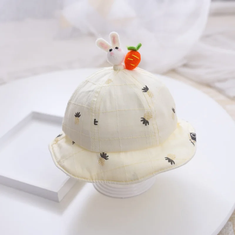 

Панама хлопковая Всесезонная с принтом ананасов, 55 дюймов