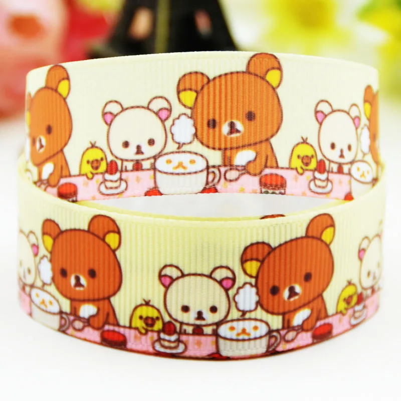 22 мм 25 38 75 Ruban Rilakkuma лента с принтом героев мультфильмов корсажная вечерние