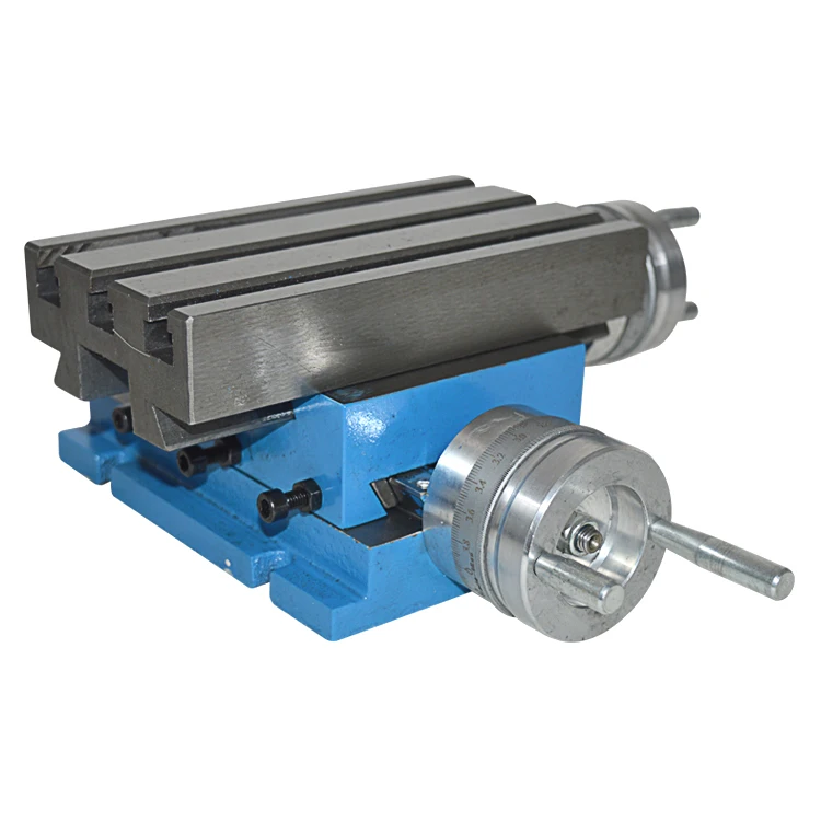 Drilling and milling machine cross manual table fixed cross-type desktop drilling and milling machine tools 1pc