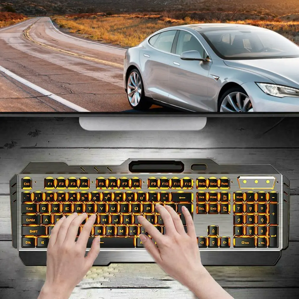 K670 Беспроводная перезаряжаемая игровая клавиатура+ мышь, набор, светодиодный, с подсветкой, механический, на ощупь, USB клавиатуры, комбинированные мыши