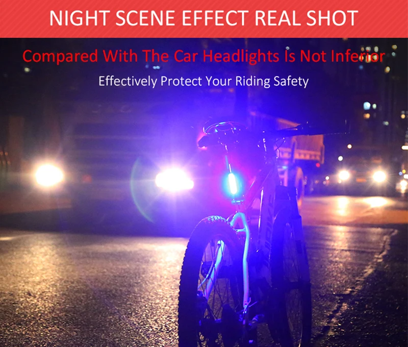 

USB Rechargeable Bicycle light Outdoor Cycling Rear Tail Light Night Riding Safety Warning LED Bike Light Lamp Bike Accessories