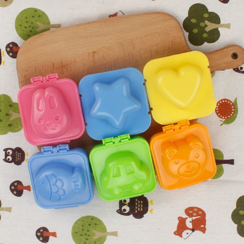 6 шт./компл. мультфильм устройство для изготовления суши DIY шеф повар форма