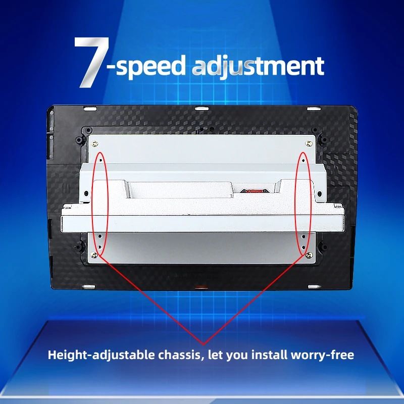 $87.99 JMANCE Car Radio With Gps Screen Adjustable 1DIN 2G+32G 7/9/10 Inch Car Stereo FM Radio Navigation Player No 2 DIN 2din Android