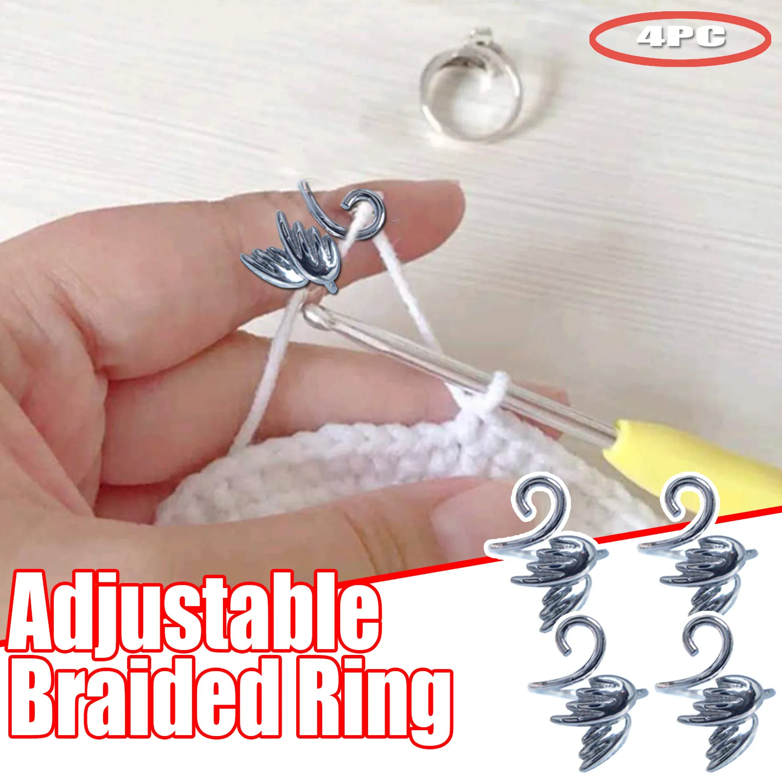 

3/4 шт., плетеные кольца в виде крыльев