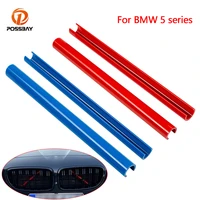 2pcs car front grilles trim strips cover sport styling decoration accessories for bmw 5 series f07 f10 f11 f18 x1 f48 x2 f39