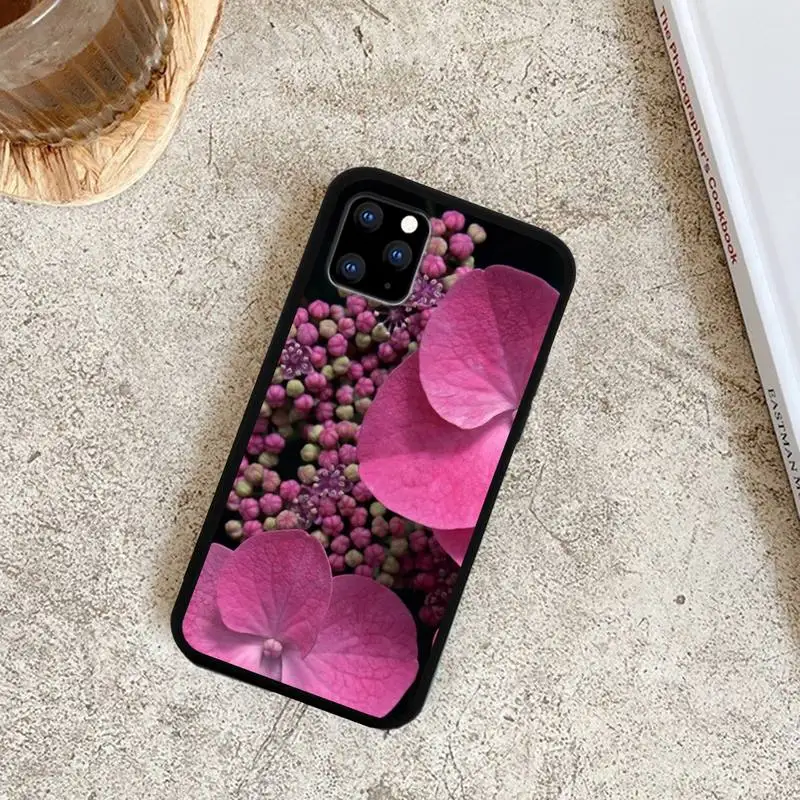 

Hydrangea flower Phone Case for iphone etui 11 12 pro se 20 max xr xs x 7 8 6s plus mini Fundas Coque cover