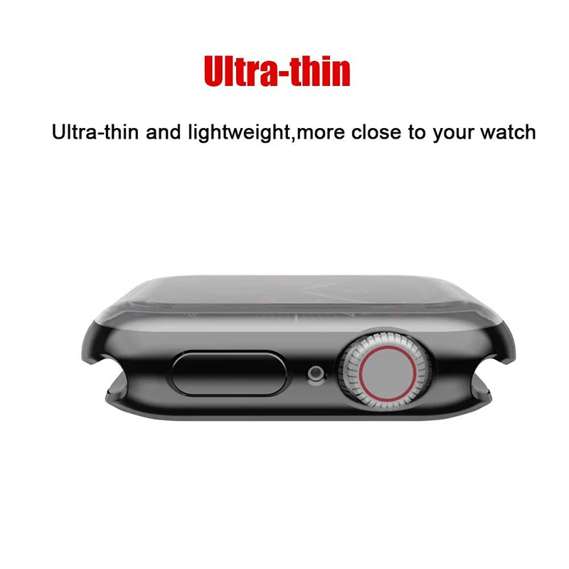 Abdo Screen Protector Case for Apple Watch 3/2/1 38MM 42MM Soft TPU All-Around Ultra Thin HD Clear Cover iWatch 4 44MM 40MM | Электроника