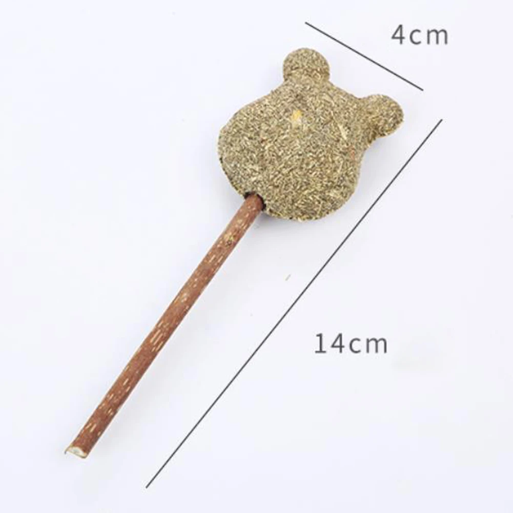 

Pet Cat Kitten Star Claw Bear Head Shape Catnip Silvervine Molar Play Chew Toy Cat Toys Supplies