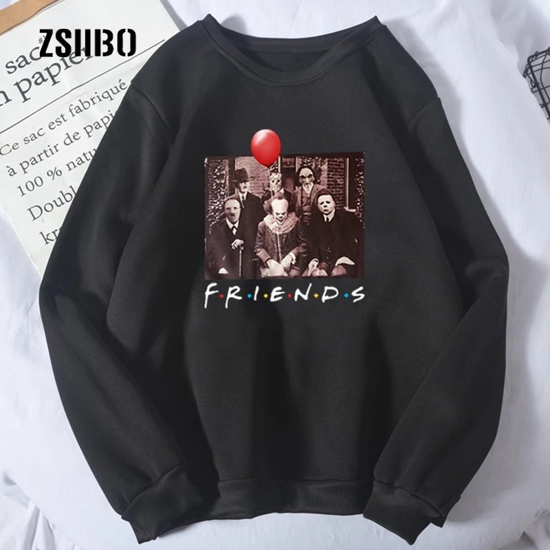 Одежда на Хэллоуин толстовка с принтом персонажей фильма Друзья Женская
