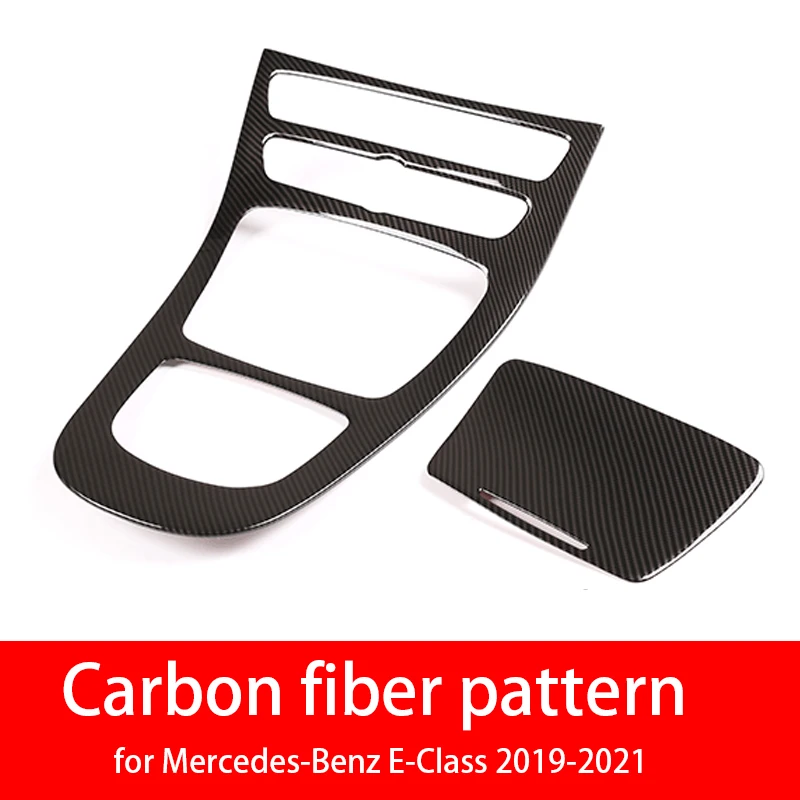 

7 видов стилей для Mercedes Benz E Class W213 CLS 2016-2021 Автомобиль Центральной Консоли Шестерни Панель рамка Обложка отделка наклейки автомобильные аксессуары