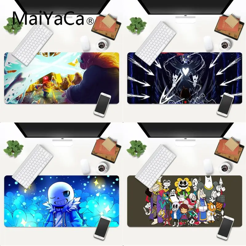 

MaiYaCa Fashion Undertale Rubber Mouse Durable Desktop Mousepad Gaming Mouse Mat xl xxl 800x400mm for world of warcraft