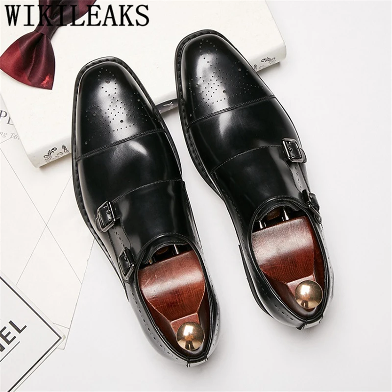 С двумя декоративными застежками обувь свадебные туфли с острым носком для