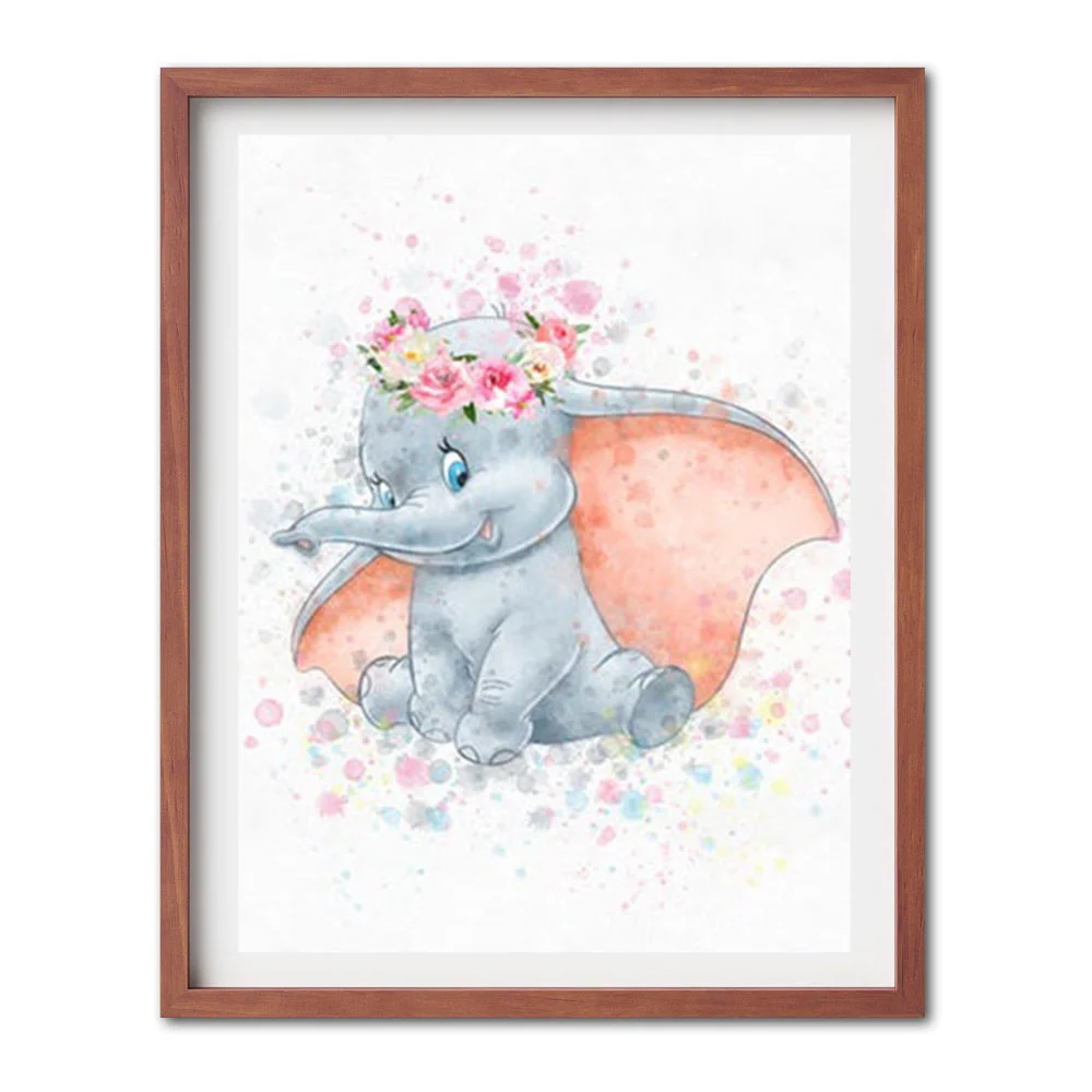 

Алмазная 5D картина «сделай сам» Disney, вышивка Дамбо, полное сверление, Рождественский Декор для дома, мозаика, наборы для вышивки крестиком