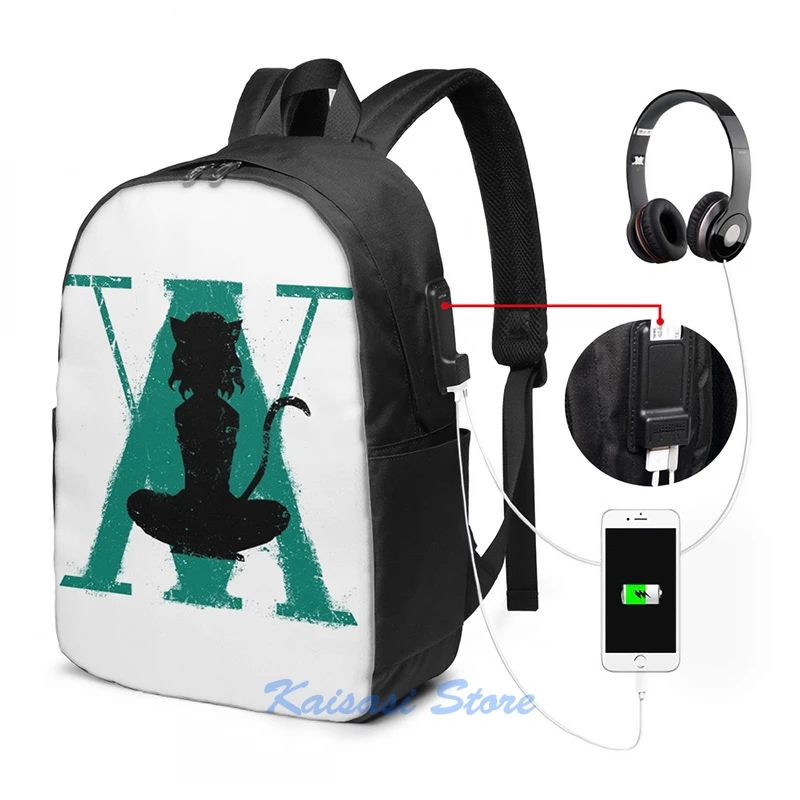 Рюкзак с забавным графическим принтом Hunter x Neferpitou школьный ранец для мужчин и