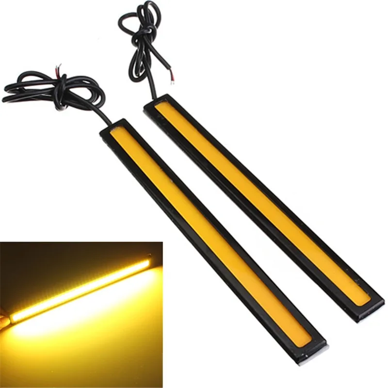

2 pcs New 17cm LED COB Daytime Running Light Waterproof DC12V Car Light Source Parking Fog Bar Lamp strip