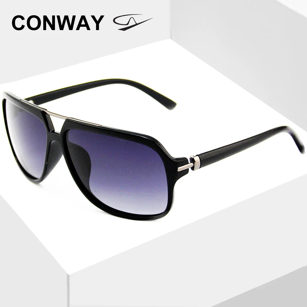 

Солнцезащитные очки Conway Мужские квадратные, винтажные большие очки-авиаторы с антибликовым отражением, для вождения, рыбалки, гольфа