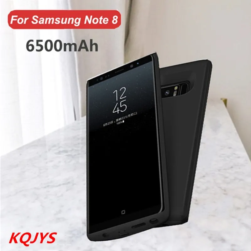 Чехол для зарядного устройства KQJYS 6500 мАч для samsung Note 8, чехол для аккумулятора, внешний резервный внешний аккумулятор для samsung Galaxy Note 8, чехол для зарядки