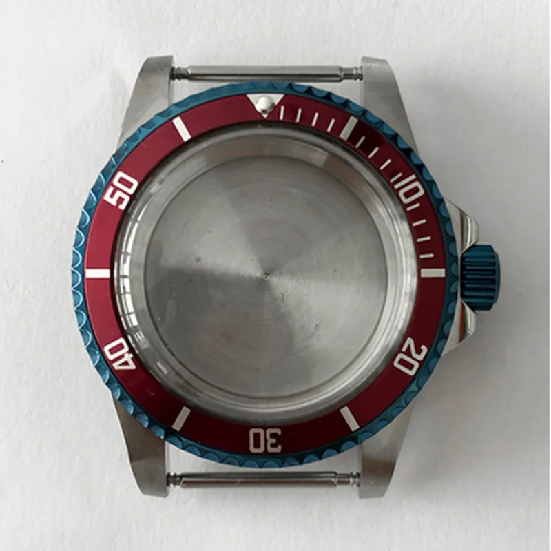 

39.5mm Stainless Steel Blue Vintage Case Acrylic Cover Suitable for NH35/36 Movement Watch Accessories