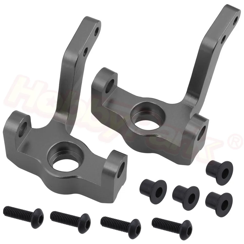 Grey 7720 Алюминиевый держатель ступицы рулевого управления L/R 10923 для VRX Racing 1/10 трофейный грузовик RH1043 RH1045 RH1043SC OCTANE XL EBL EBD Запчасти для обновления - Цвет: Grey 7720