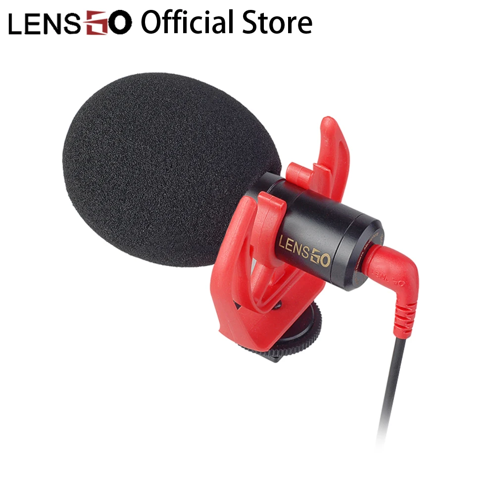 

Lensgo LYM-DMM1 Camera Smartphone Computer Video Microphone Mic For Caonon Sony Nikon Home Studio Audio Video VS BOYA MM1