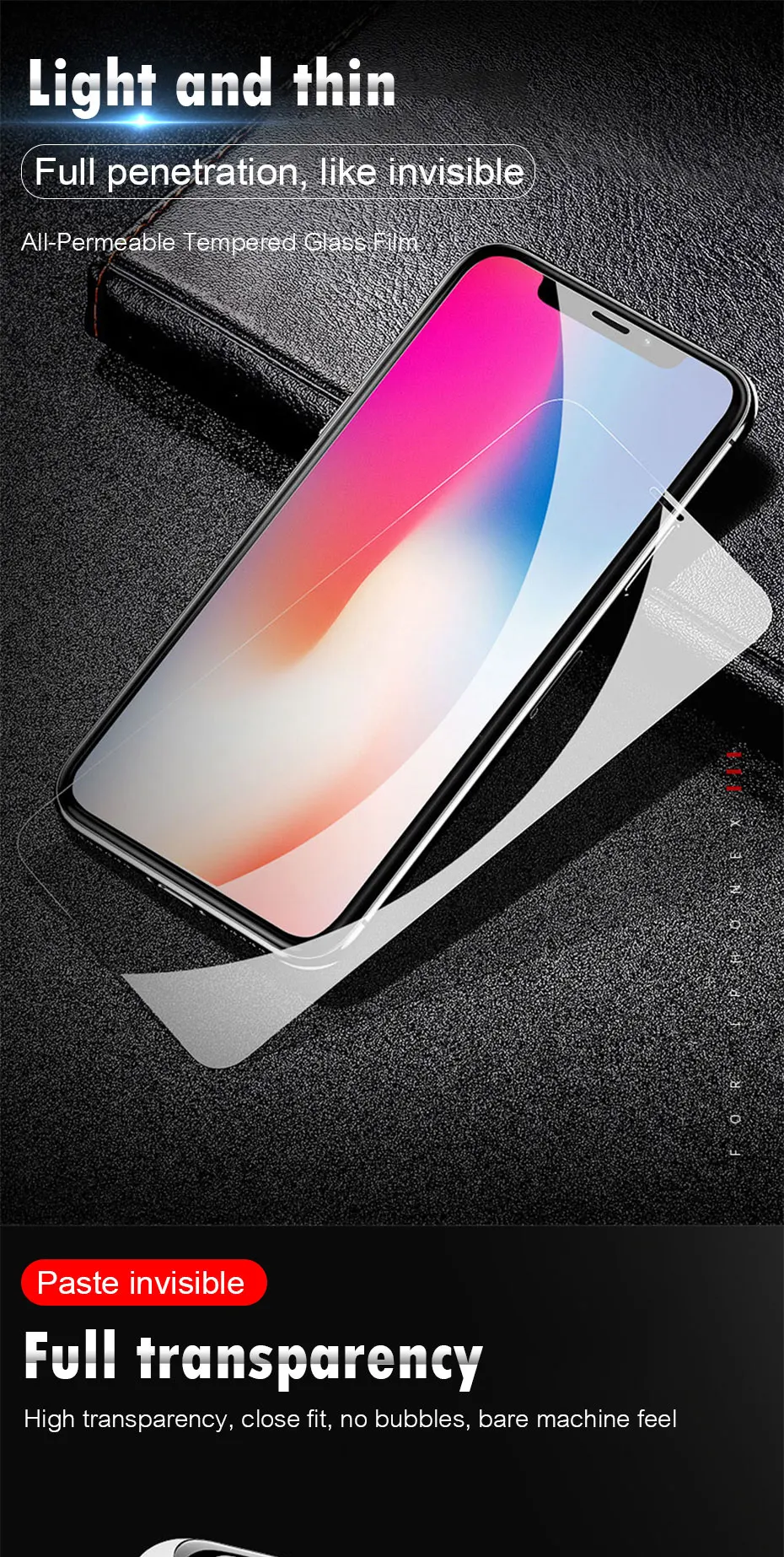 Tempered Glass For iPhone 11 7 8 6 6s Plus Screen Protector Protective Glass For iPhone 11 pro X XR XS Max XR 11 Pro Max Glass