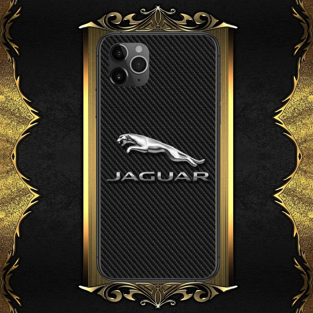 

Car Logo Jaguares-compatible Phone Case Cover Hull For iphone 5 5s se 2 6 6s 7 8 12 mini plus X XS XR 11 PRO MAX black painting
