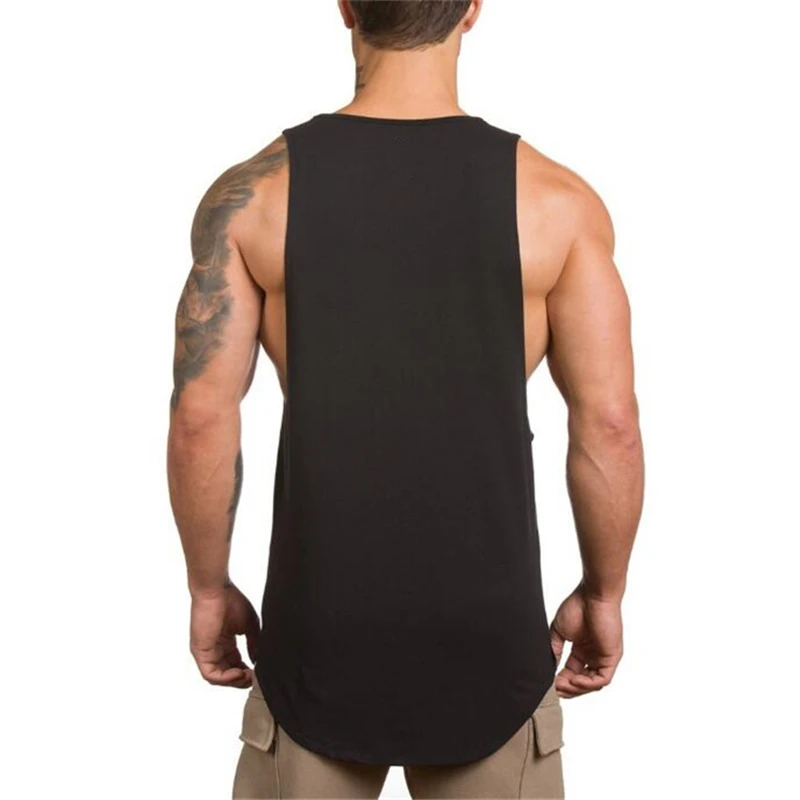 

3 pack Solid Bodybuilding Tank Tops Men Gym Workout Fitness sleeveless shirt Male Summer Cotton Fashion Casual Singlet Vest