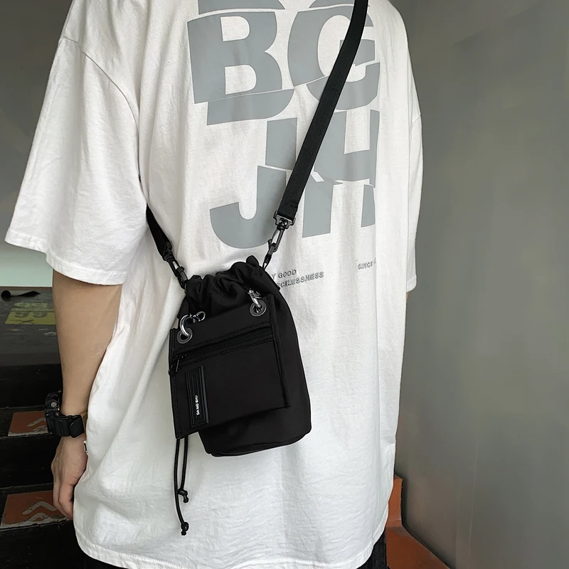 

Japanese Casual Nylon Crossbody Bag Harajuku Fashion Shoulder Bag Mini Men's Shoulder Bags Summer Fashion Lady Bag