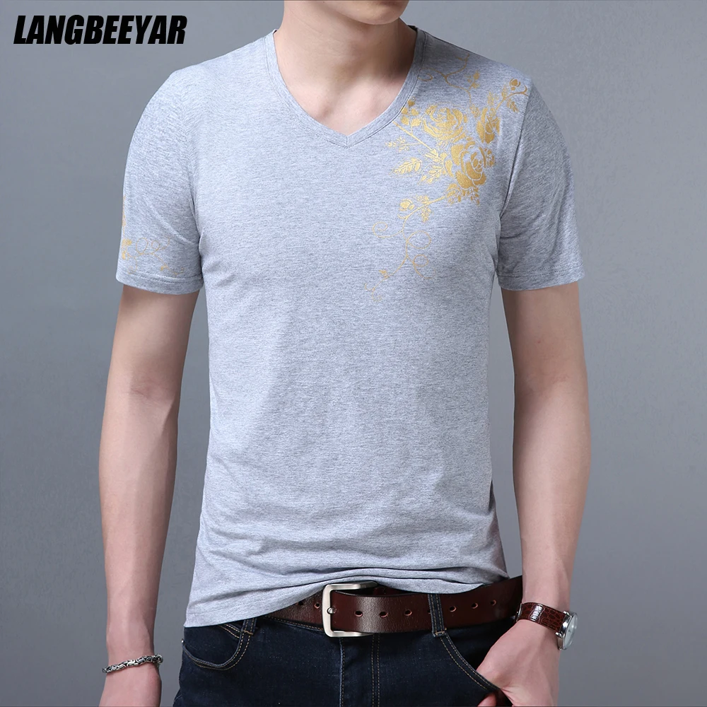 

High Quality 95% Cotton 5% Spandex Brand Tops Summer t Shirt 2021 For Men Plain Print Short Sleeve Casual Fashion Men Clothes