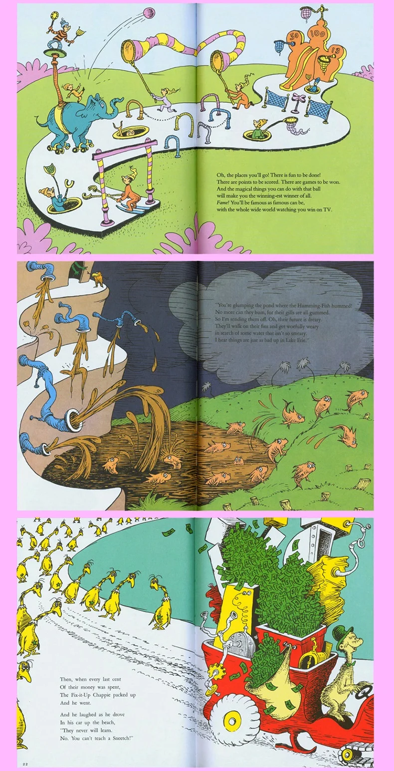 Цвет при отправке выбирается случайным образом 5 книг/набор Доктора Сьюза серии