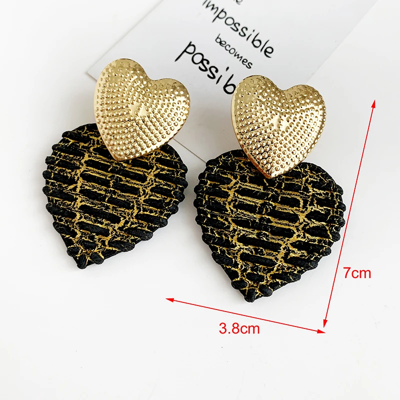 Роскошный свадебный резиновый подвесное сердечко серьги для женщин подарок на