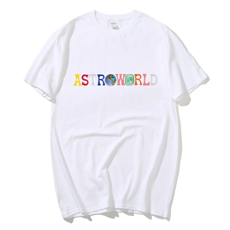 

2021 new summer men's T-shirt pure cotton casual short-sleeved fashion Hong Kong style letter color printing men's shirt