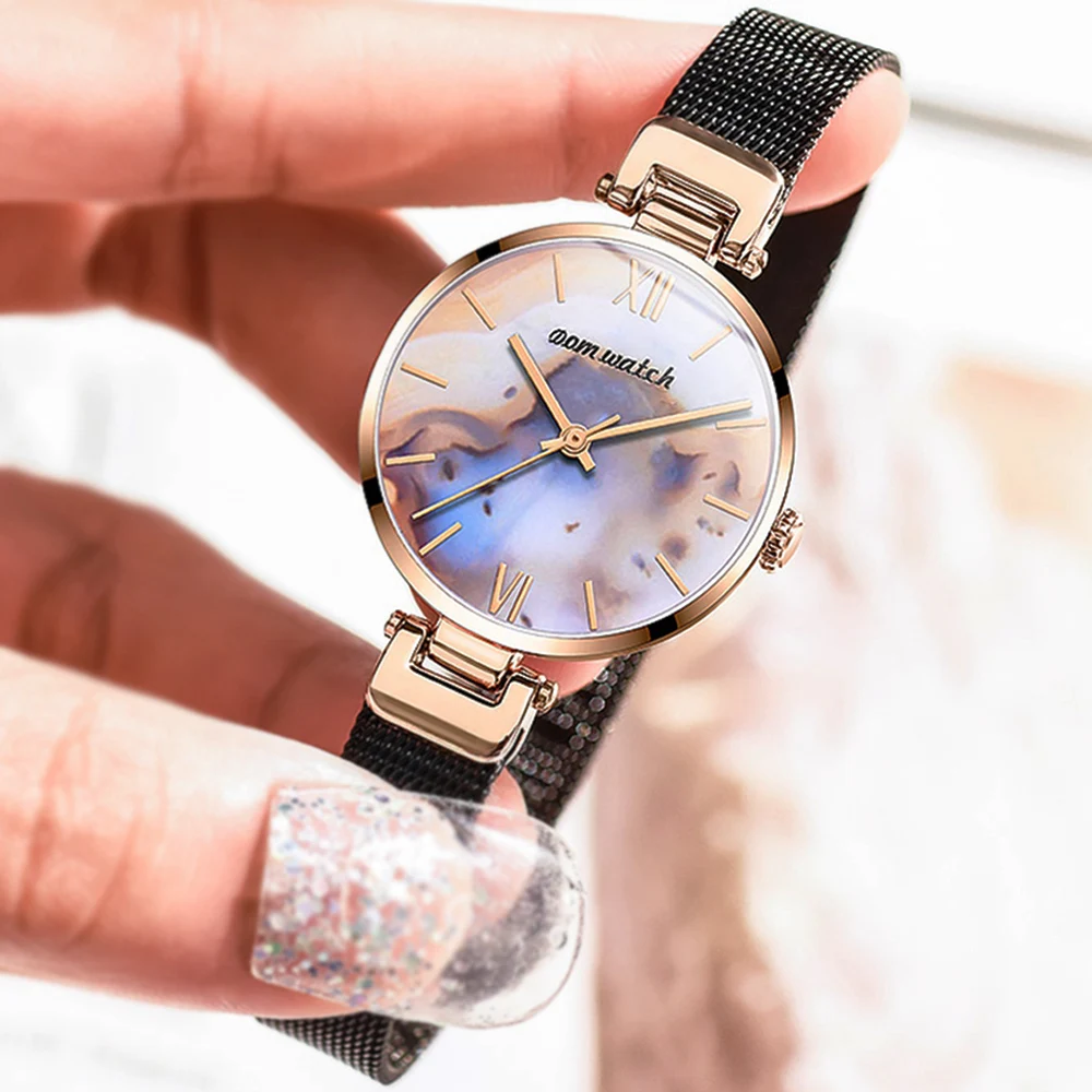 Часы наручные TEENRAM женские кварцевые модные повседневные водонепроницаемые