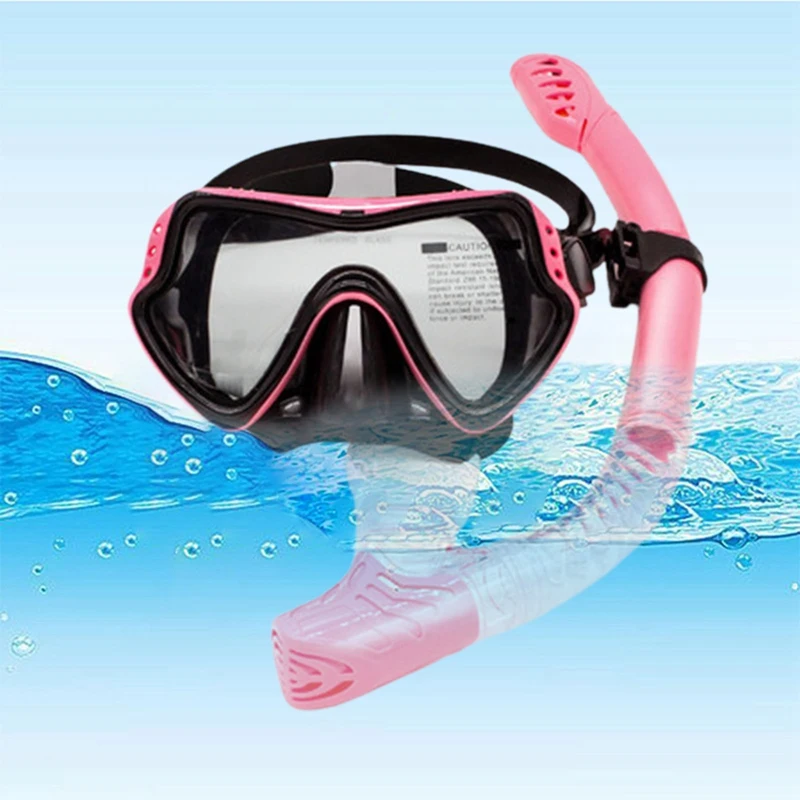 Набор для подводного плавания с аквалангом силиконовая юбка тремя линзами