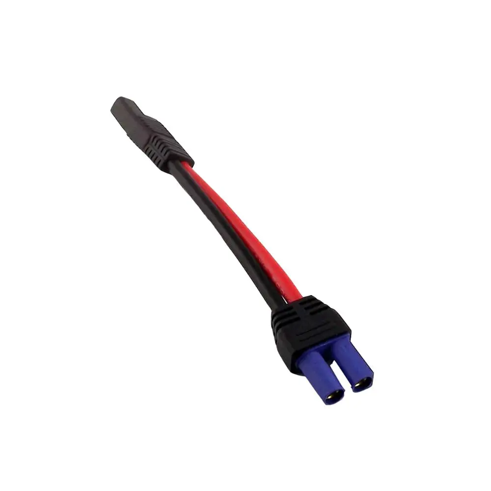 1x DC Power автомобильный разъем EC5 гнездовой для SAE адаптер провода кабель 10AWG 15