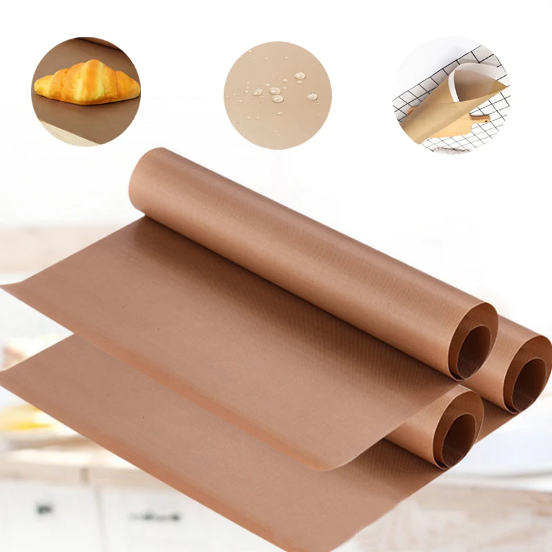 

Reusable Baking Mat High Temperature Resistant Sheet Pastry Baking Oilpaper Heat-resistant Pad Non stick For Outdoor BBQ