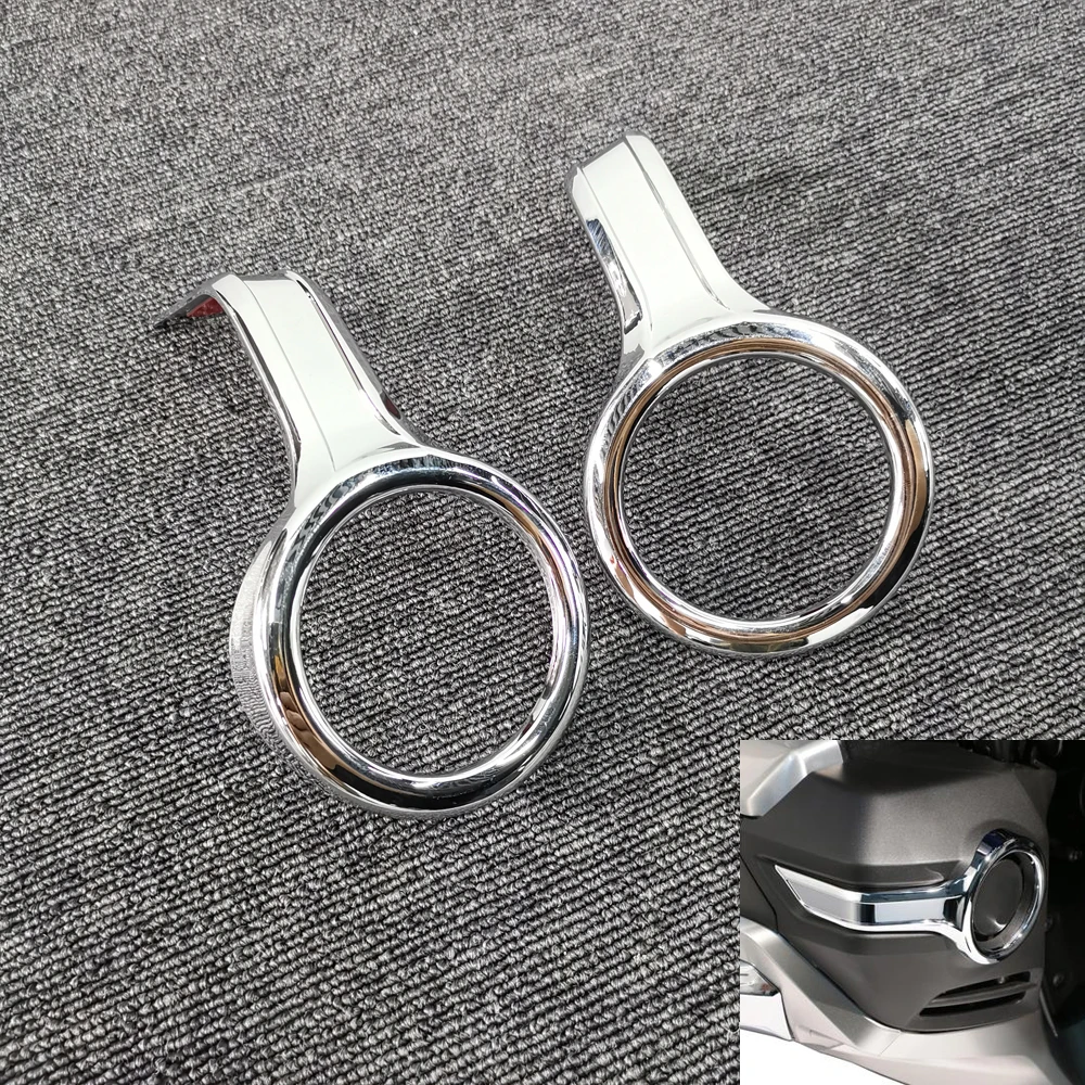 Хромированные аксессуары для мотоциклов противотуманный светильник обшивка