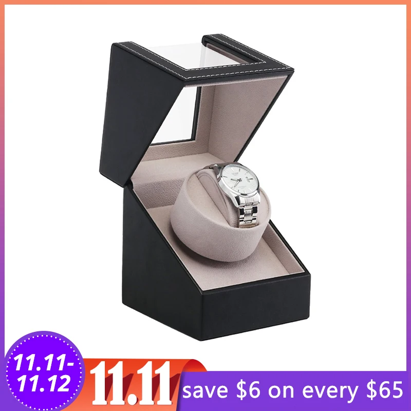 ЕС/США/AU/UK заглушка высокого класса мотор шейкер часов наручные часы Winder чехол