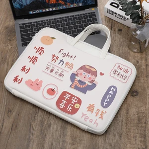 laptop handbag waterproof cute women 13 13 3 14 15 15 6 inch notebook bag for asus dell lenovo macbook air pro16 samsung xiaomi free global shipping