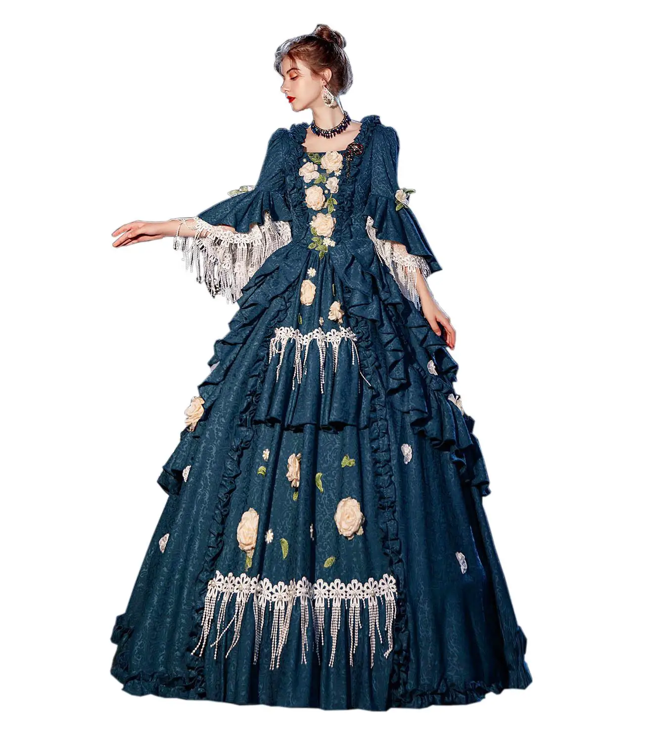

victorian rococo ball gown dress prom dress performance party photo catwalk clothing victorian dress