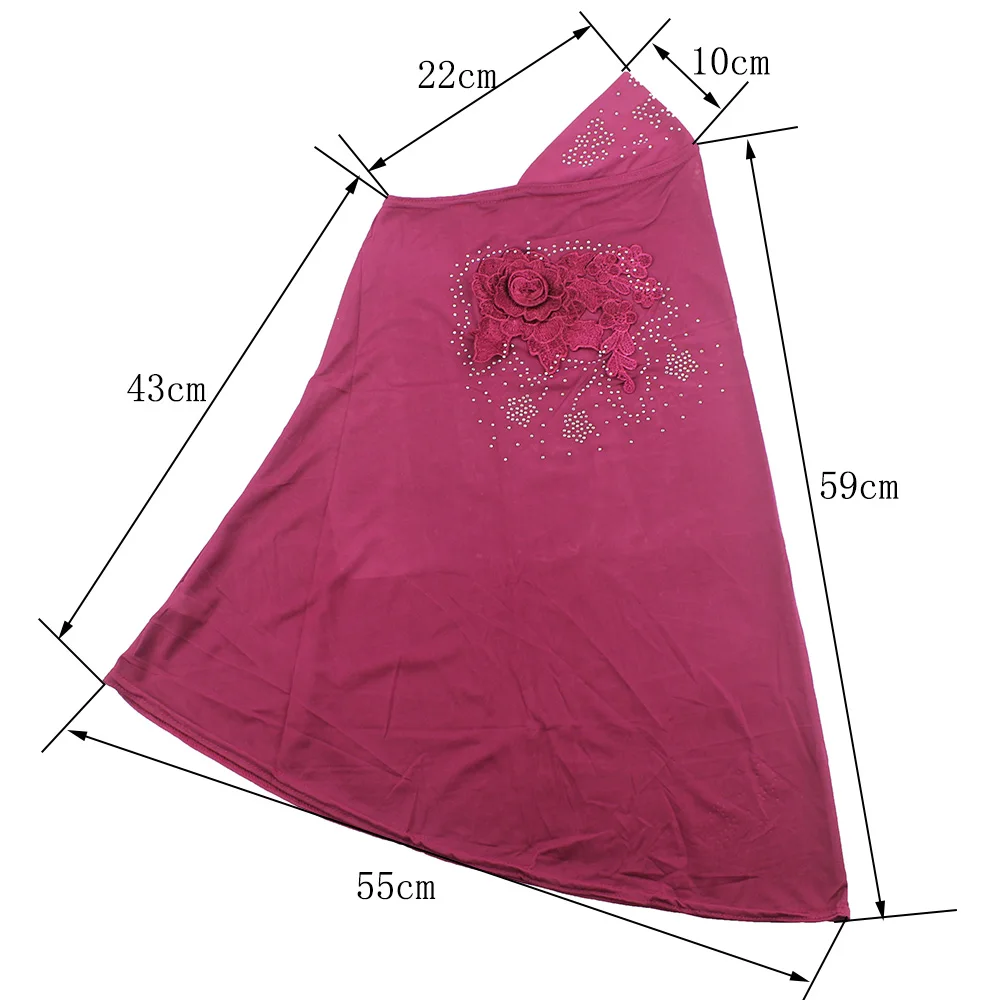 Мусульманский женский яркий исламский шарф Женская цельная Кепка Amira